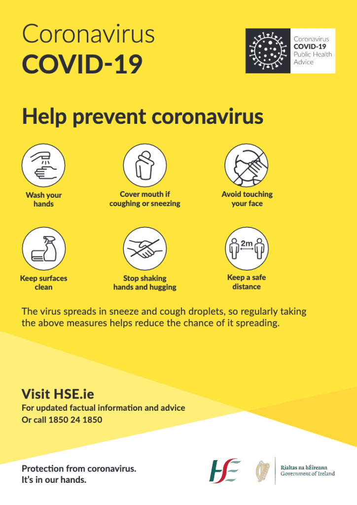 Corona Virus COVID-19 Informational Banner