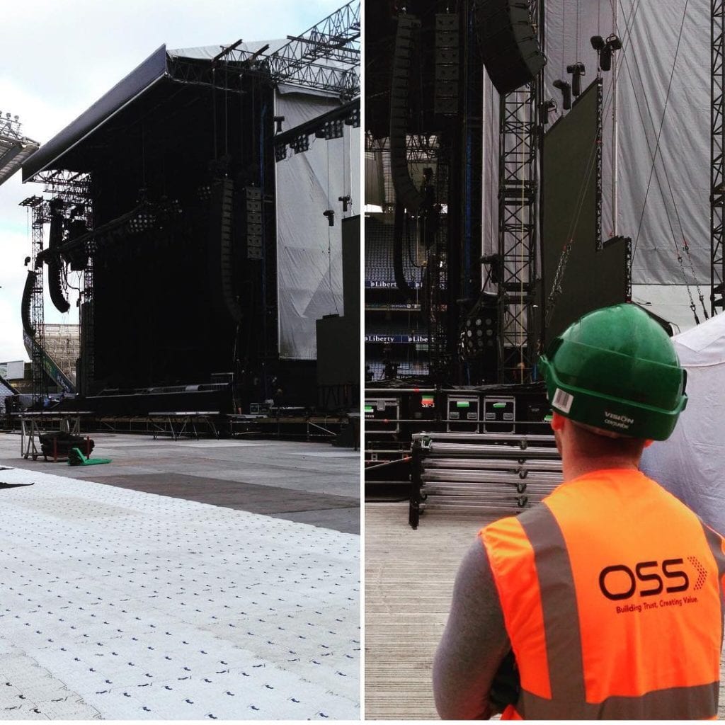 Bruce Springsteen load in Croke Park May 2016