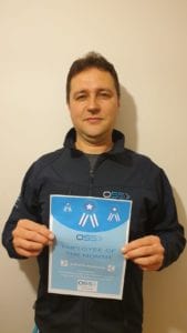 Lubomir Martonik Employee of the Month April 21